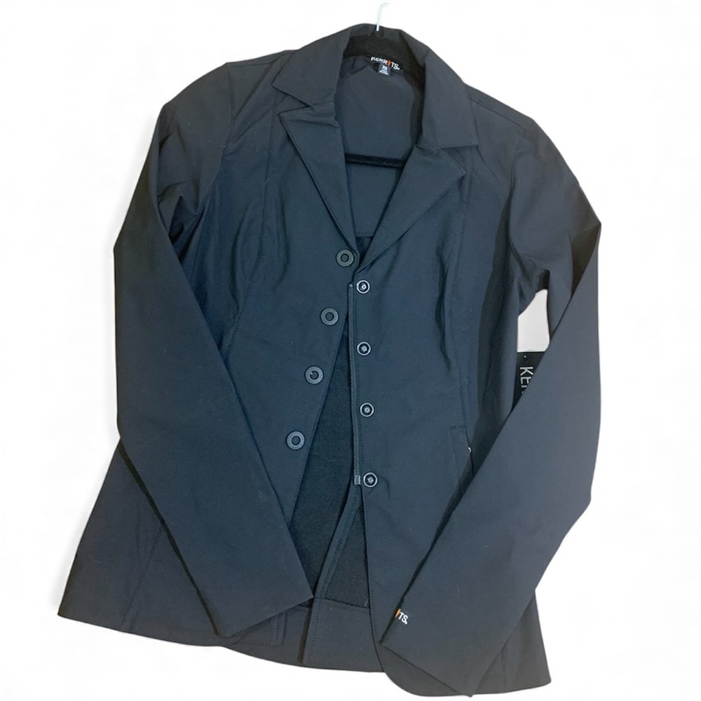 Kerrits Stretch Competitor Koat – 4-Snap – Black – XS – NWT